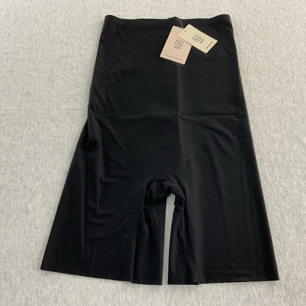 KKP TUMMY CONTROL HIGH WAISTED MID-THIGH WOMEN’S SHAPEWEAR SIZE: LARGE / BLACK